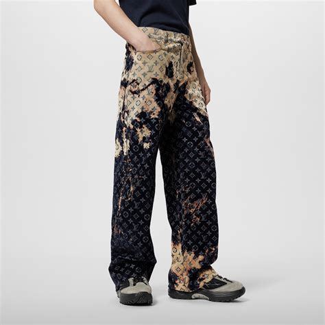 louis vuitton velour pants|louis vuitton monogram pants.